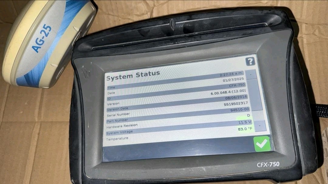 Trimble CFX-750 RTK Auto Guidance SC Unlocked | AG25 Antenna | US STOCK