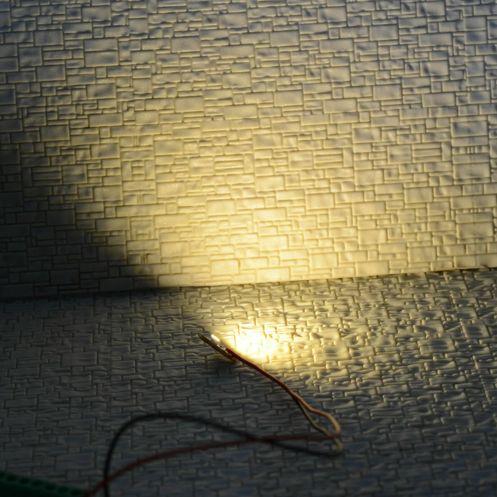 15 x pre-wired warm white SMD LED building interior lighting+ wired resistor 12V