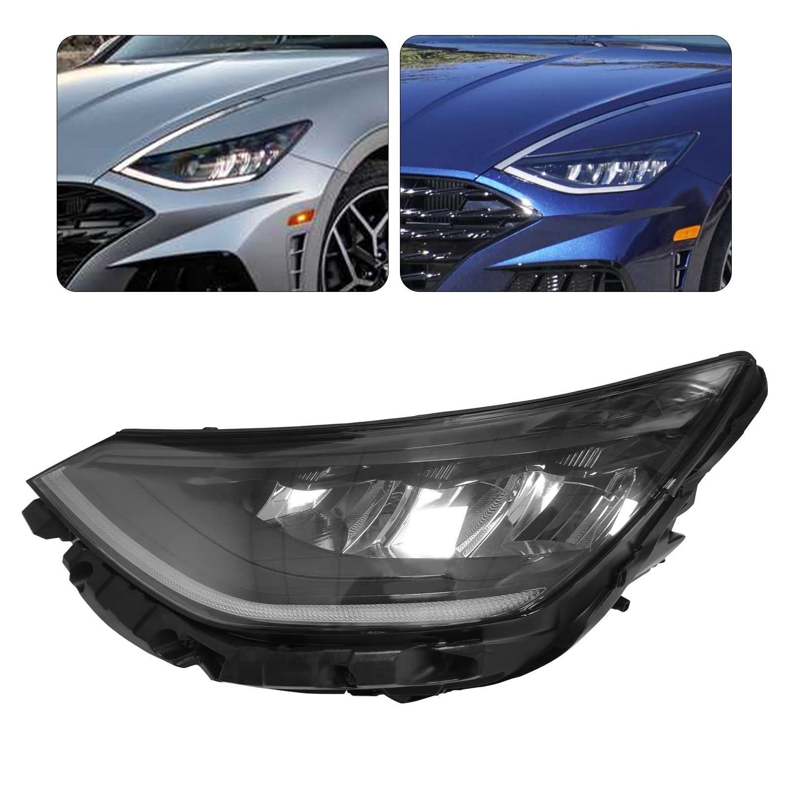Front LED Headlight Assembly For 2020-2022 FOR Hyundai Sonata (Driving Side)