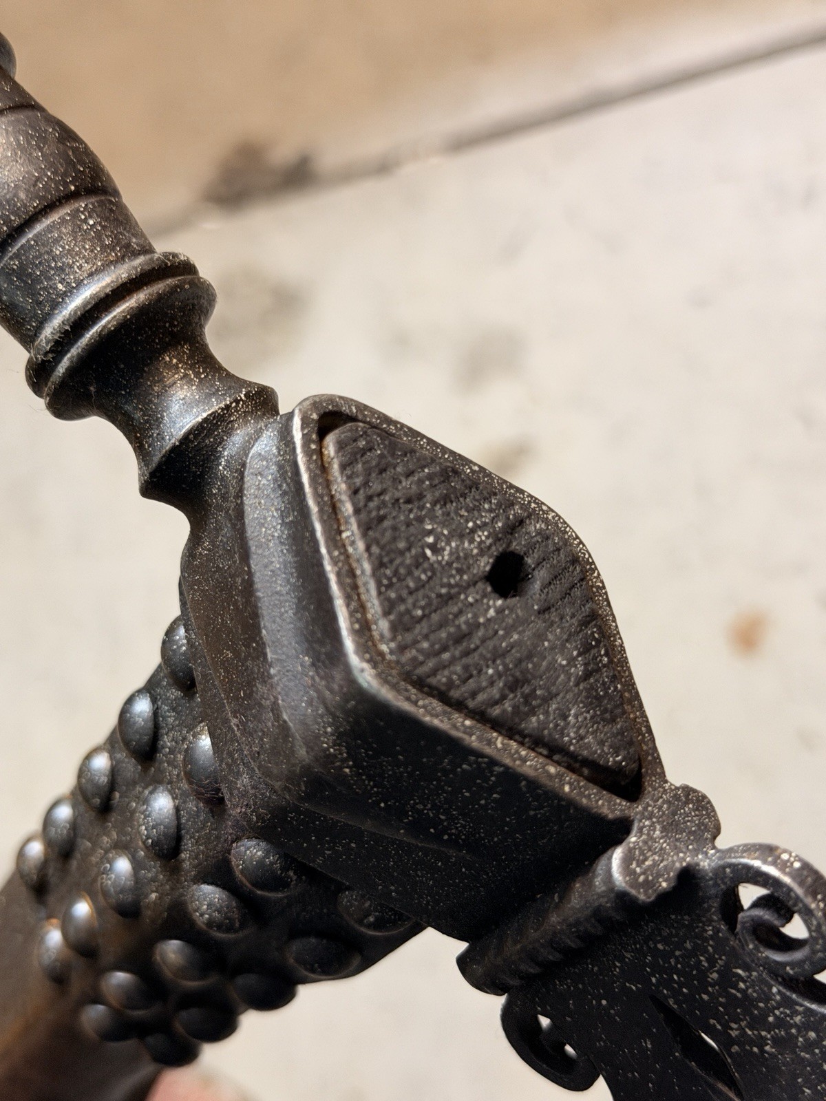 1800’s Native American Lakota (Sioux) Knife–Tomahawk with Beaded Drop