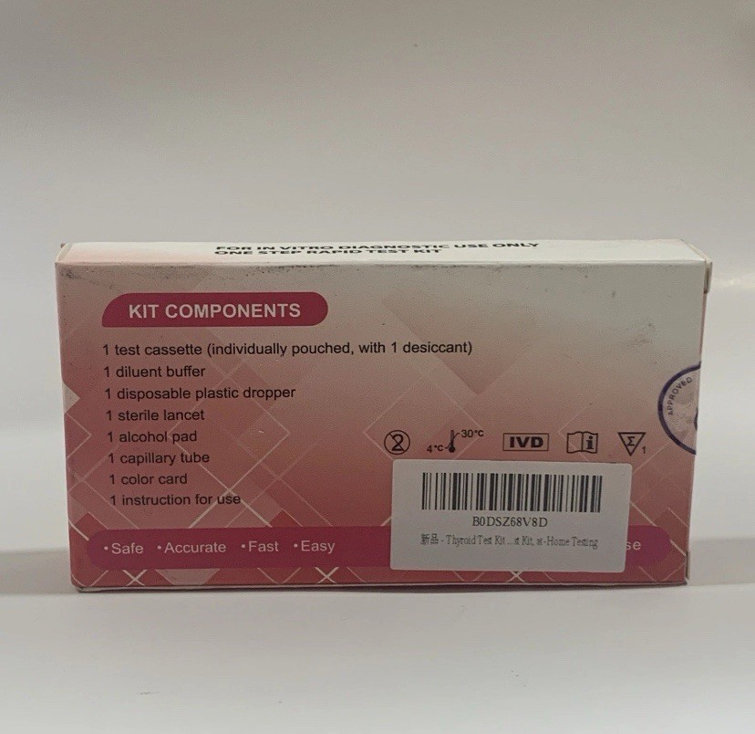 2x Thyroid Test Kit TSH Thyroid Test Kit, at-Home Testing