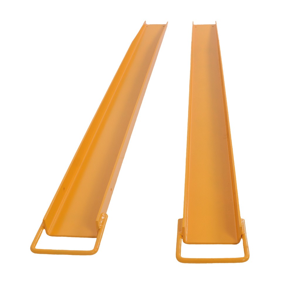 1 Pair Heavy Duty Steel Pallet Fork Extensions Forklift Extensions 72" x 4.5"