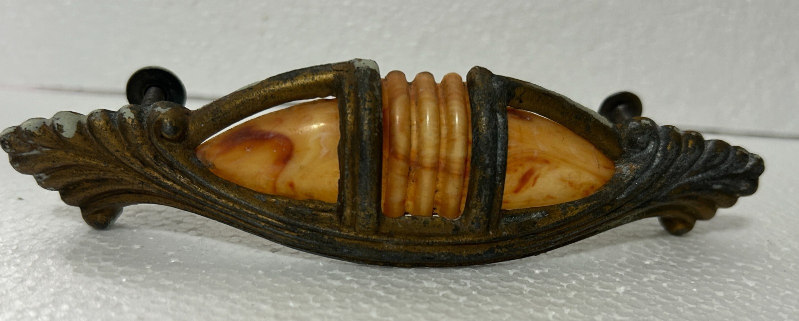 Vtg Art Deco Waterfall Style Dresser Drawer Pulls Handles Bakelite - 2 (M21)