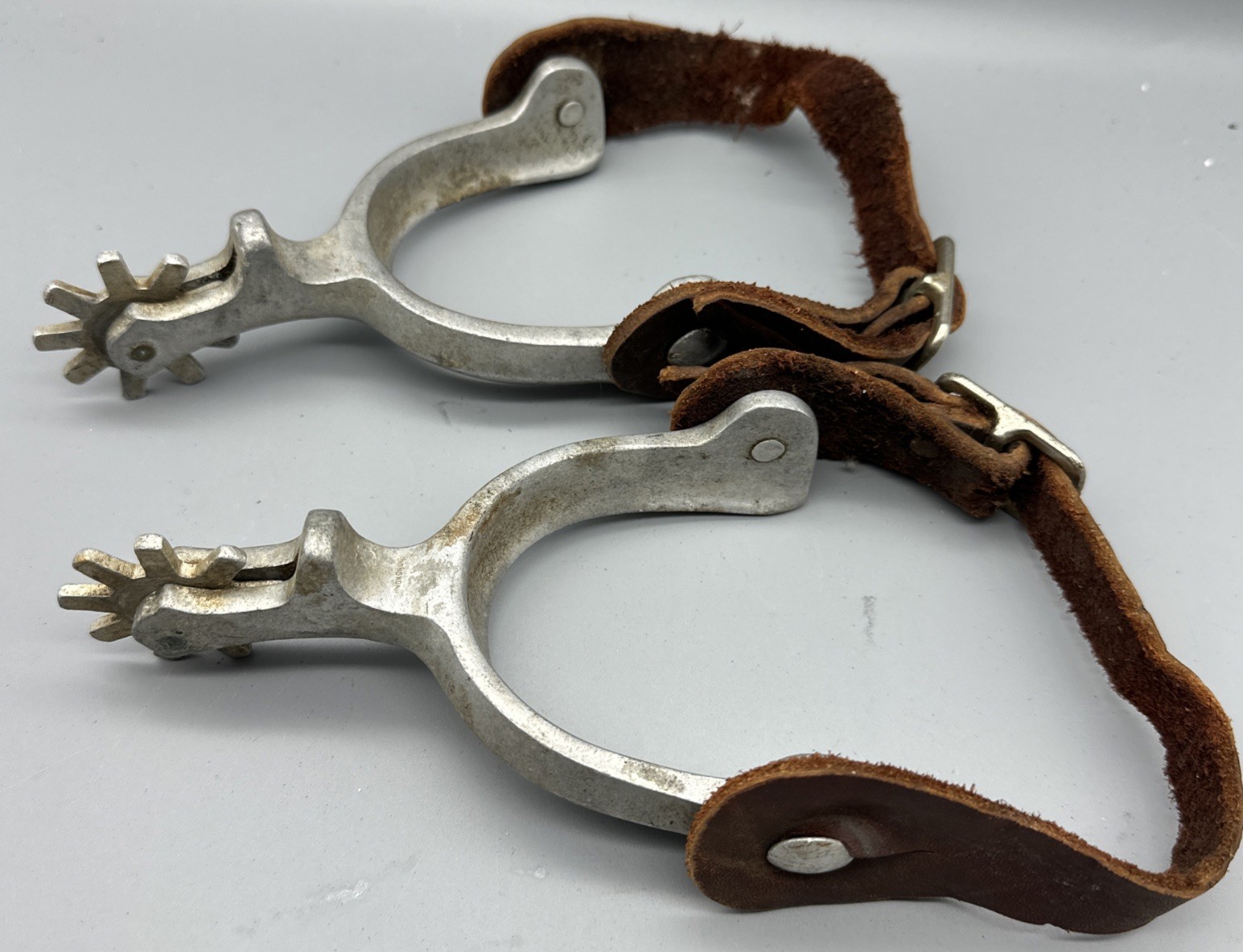 Aluminum Western Spurs And Straps