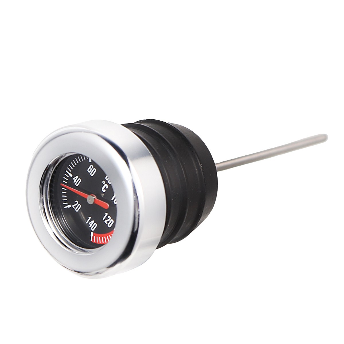 US Chrome Oil Temperature Dipstick For Harley Softail 00-17 FLSTF Fat Boy
