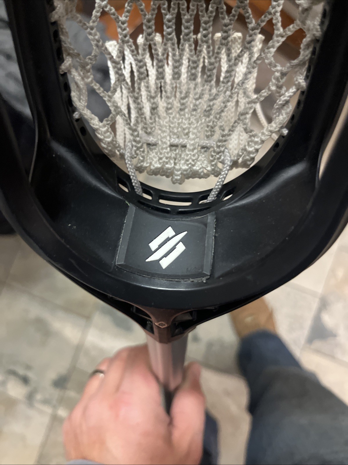 StringKing Mark 2V STRUNG Lacrosse Head Used Twice On A 175 Shaft, 3 New Balls