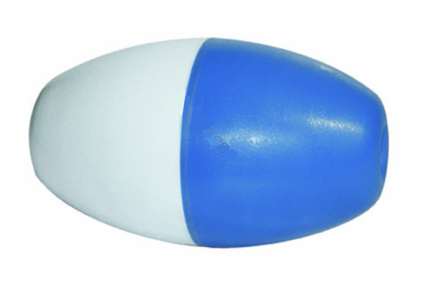 Blue and White 5" x 9" Pool Rope Float - POOLSTYLE PS688 Safety Buoy