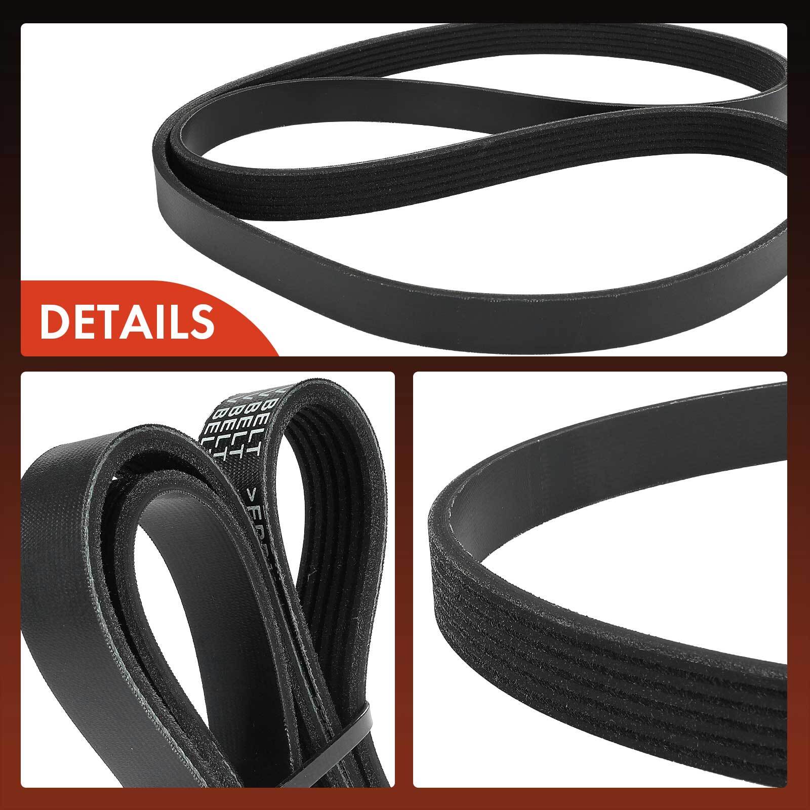 56.26 inch Serpentine Belt for Nissan Altima 2013-2018 Rogue 2014-2020 L4 2.5L