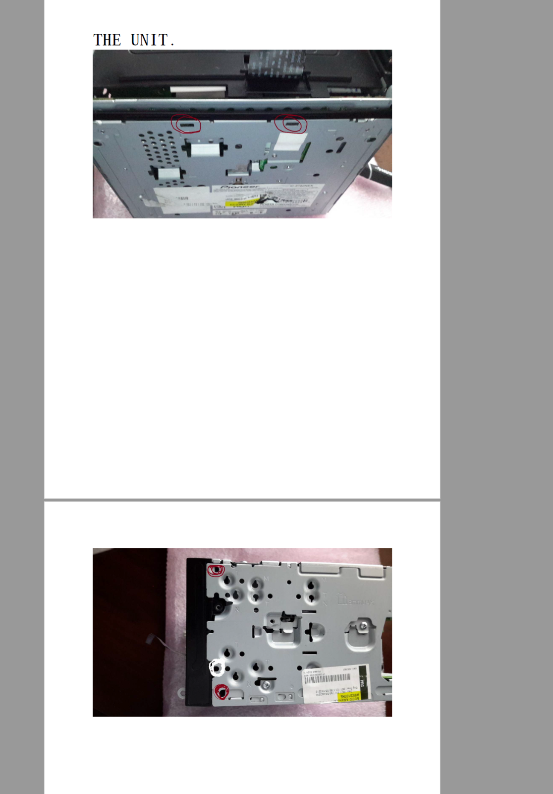 PIONEER AVHW4400NEX SOFTWARE ERROR SCREEN BOOT LOOP FIX REPAIR WITH SD CARD