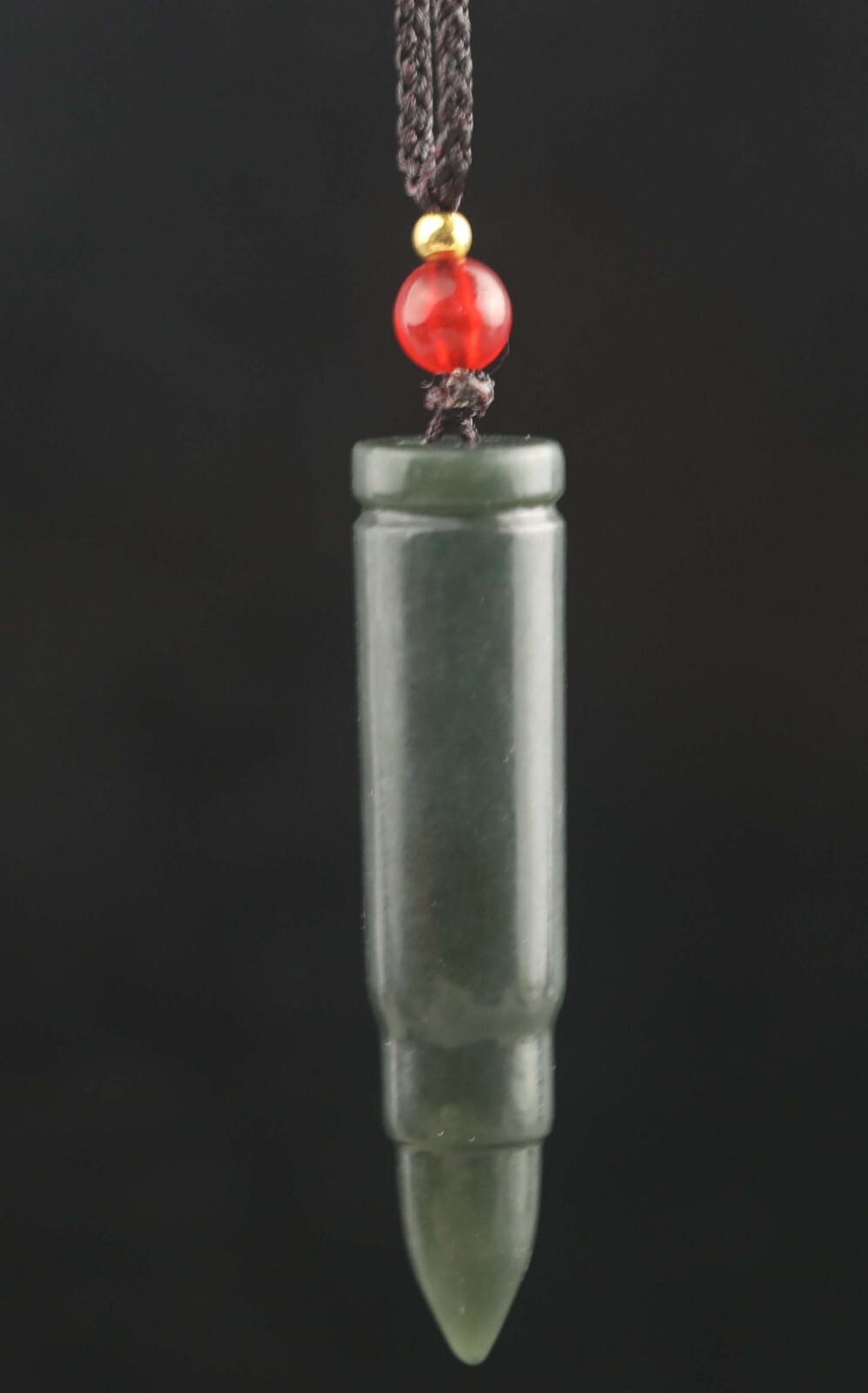 China Old Natural hetian Jade Hand Carved Statue pendant