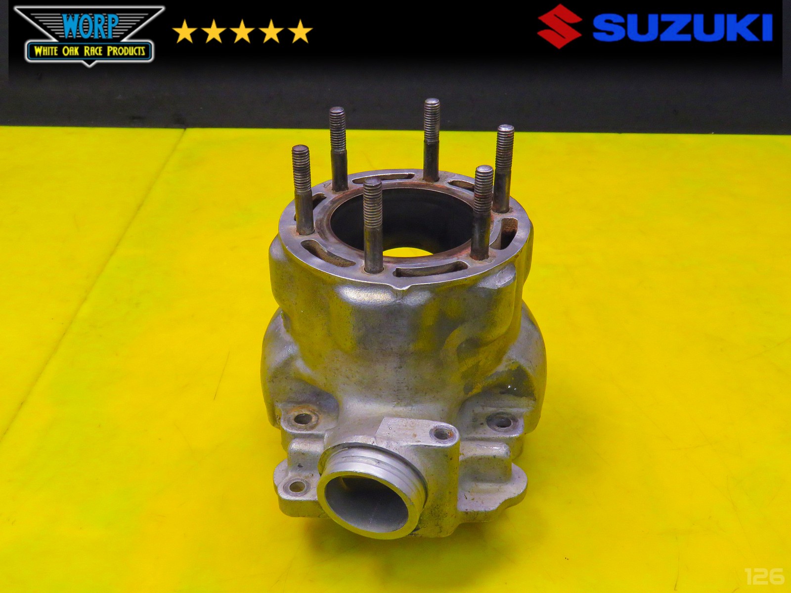 1986 SUZUKI LT250R ENGINE CYLINDER BARREL JUG TOP END + PISTON 70MM 85-92
