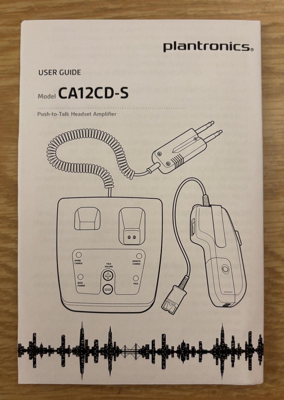 Plantronics CA12CD-S Push to Talk PTT Headset Adapters