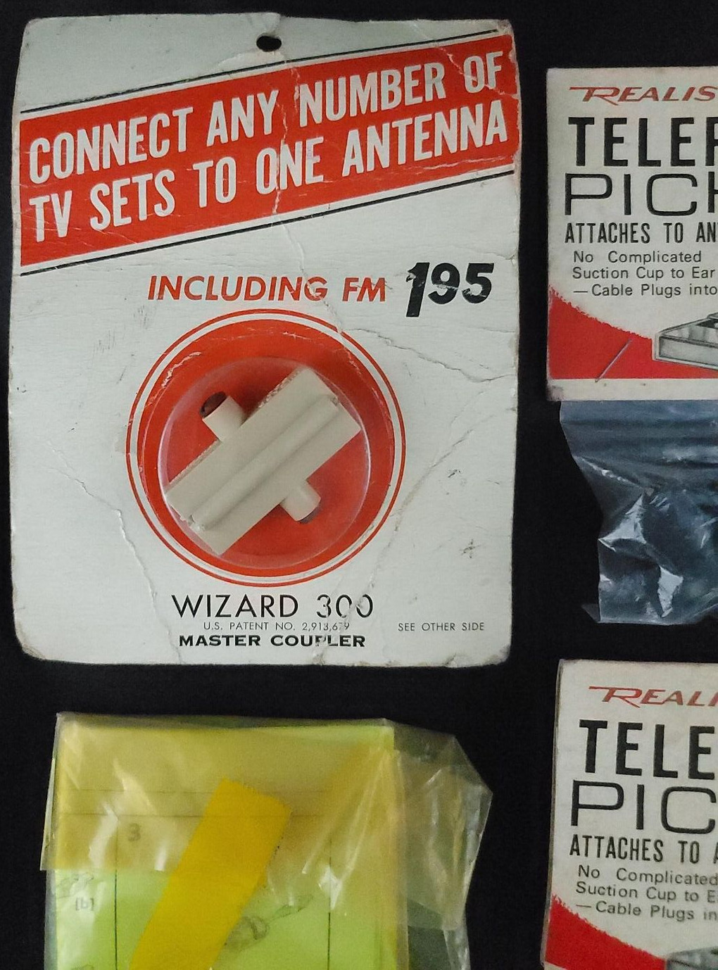 Realistic Telephone PickUp Wizard 300 TV Coupler All Shown Ships Lot Vintage