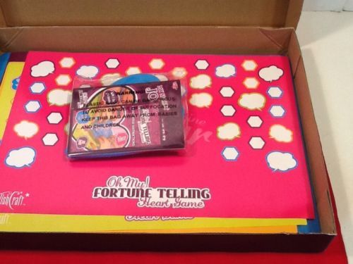 Fortune Telling Heart Game Sleepover School Scout Gypsy Magic Birthday Halloween