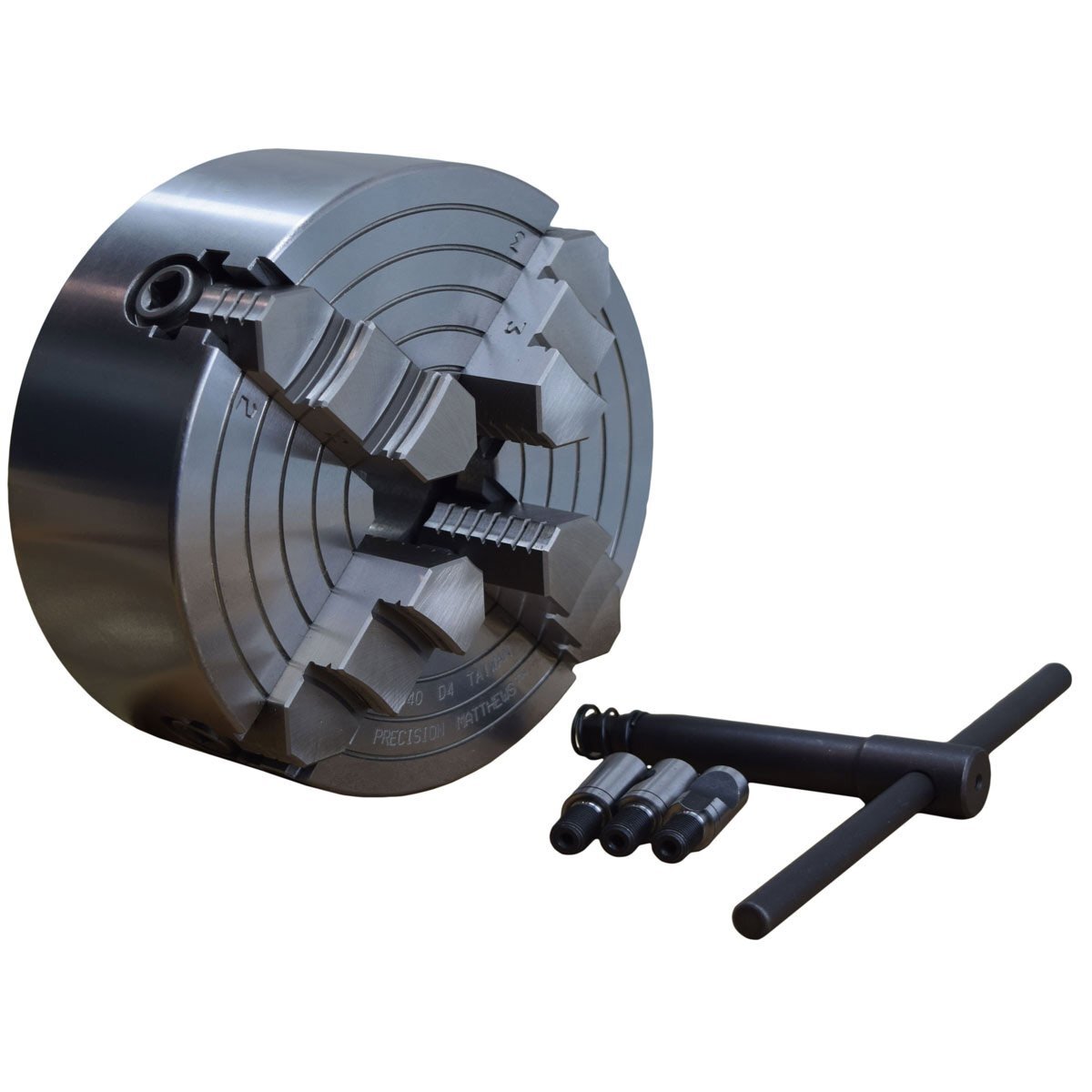 8″ High Precision 4 Jaw Lathe Chuck, D1-4 Mount! Free Shipping!