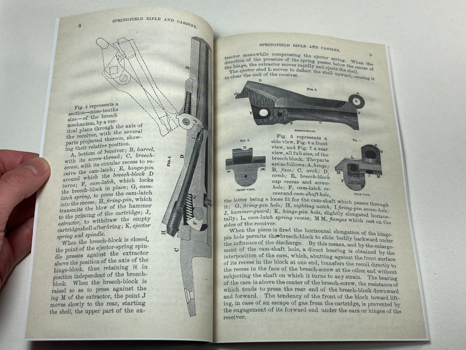 U.S. Army Trapdoor Springfield Rifle Model 1873, Carbine & Revolvers Book 45-70