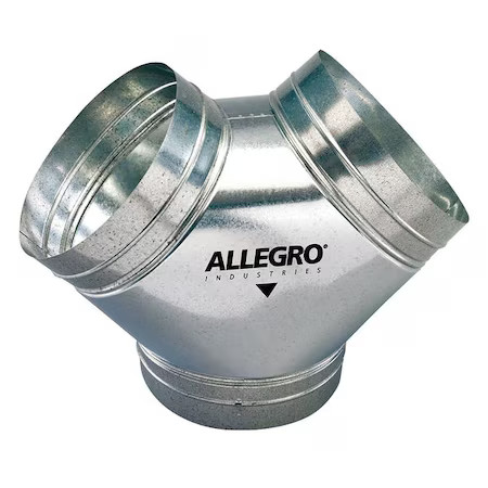 Allegro Industries 9550-Y Duct To Duct Connector, 12 In. W, Slvr