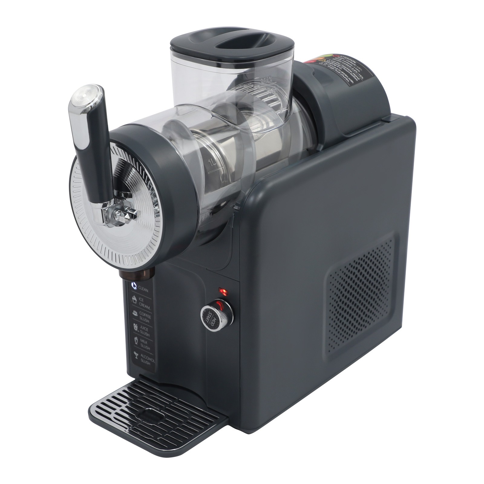 1.8L/0.48 Gallon Tabletop Frozen Drink Machine Electric Shaved Ice Machine 185W