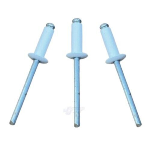 Small Head White Rivets 3/16" Pop Rivet 100 ct. IMCA Racing Fasteners