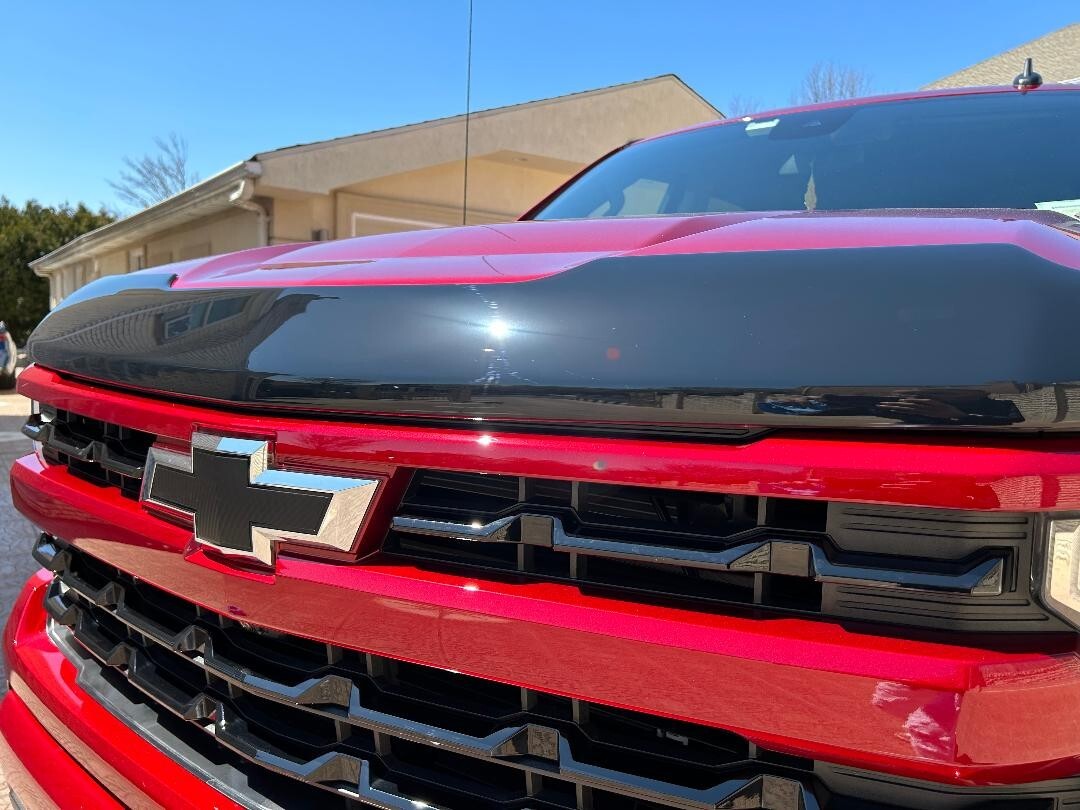 Bug Shield Hood Protector Tape On SMOKED Deflector FOR Dodge Ram 1500 2009-2018