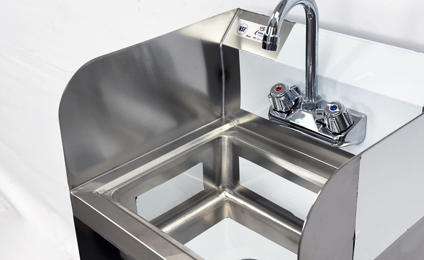 NEW Commercial Hand Sink w/ Faucet and Mop Sink Combo Stainless Steel NSF
