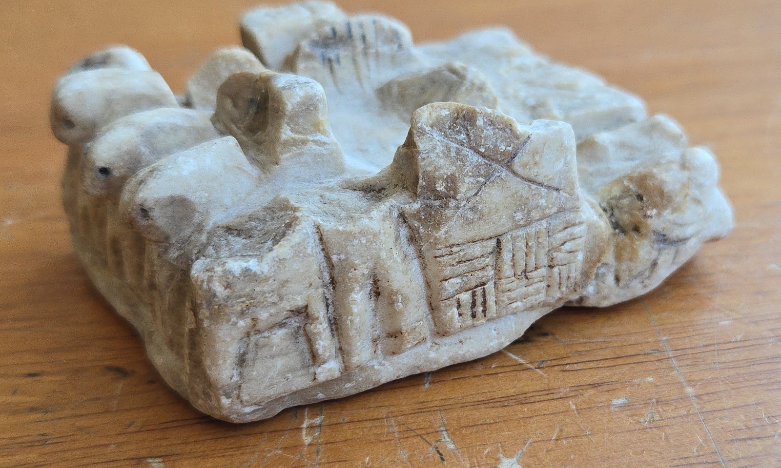 Antique Andean Carved Stone Illa Talisman Amulet Pre-Columbian Peru Andes