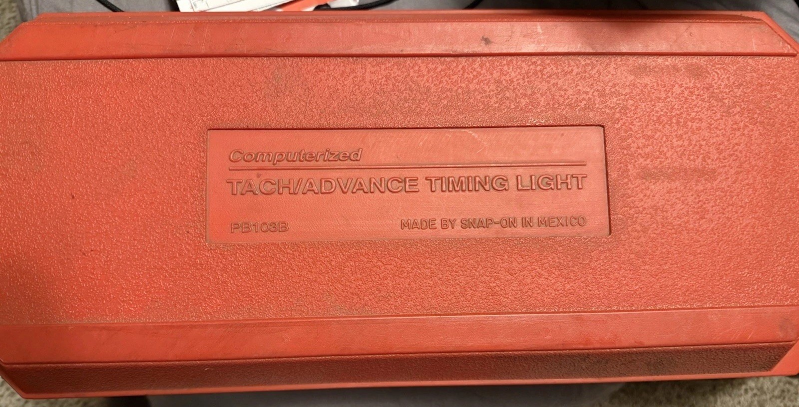 Snap On Timing Light Vintage Automotive Tested Pb103b Tach/advance Computerized