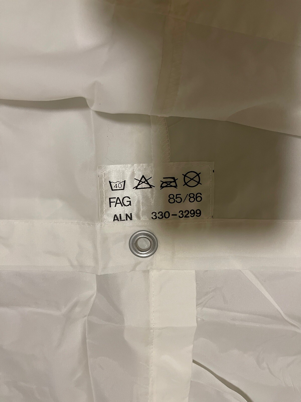 New White Swiss Army Latex Snow Camouflage Rain Poncho, Impermeable Waterproof!