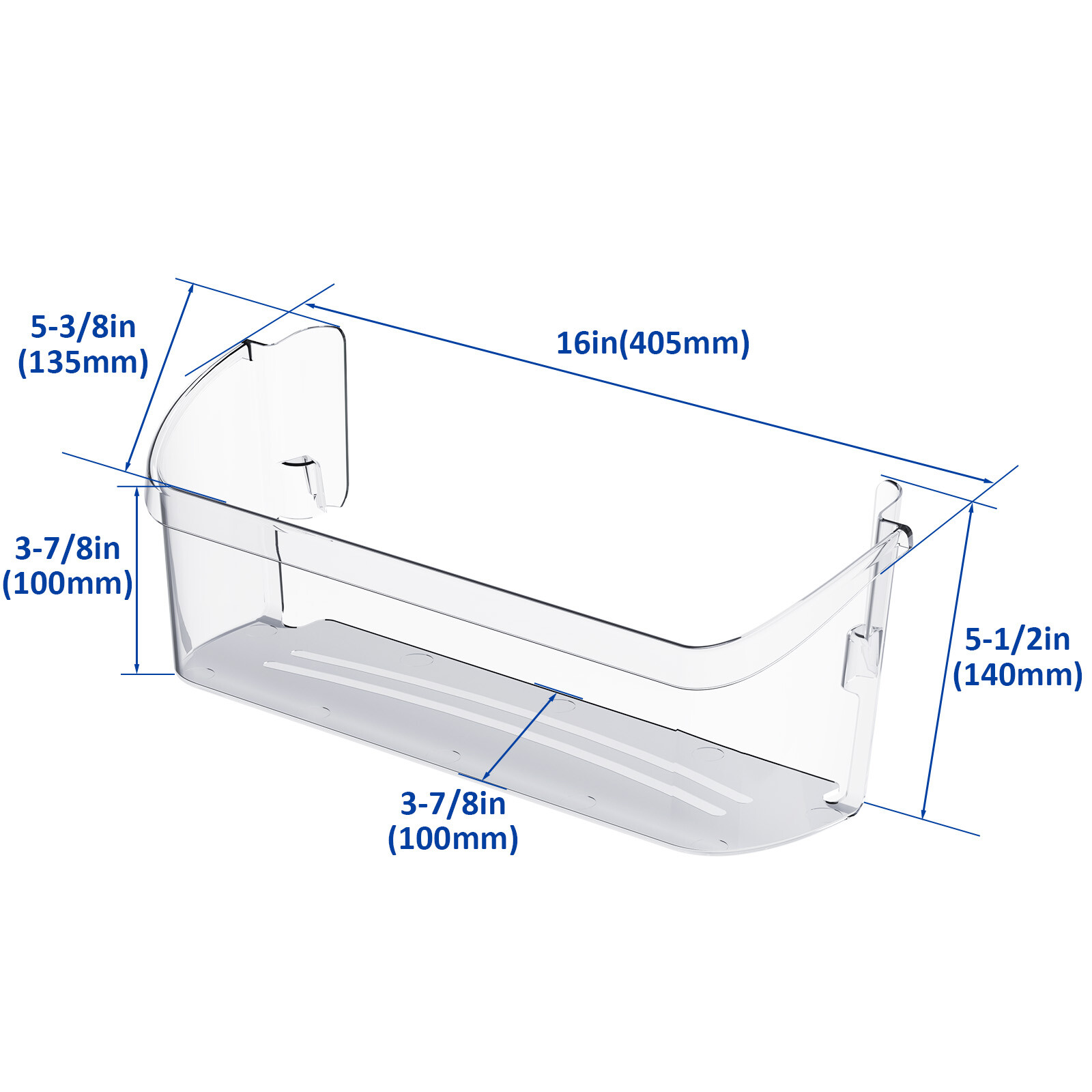 For FFSS2625TS0 FFSS2615TS0 242126602 Frigidaire Lower Door Shelf Bin