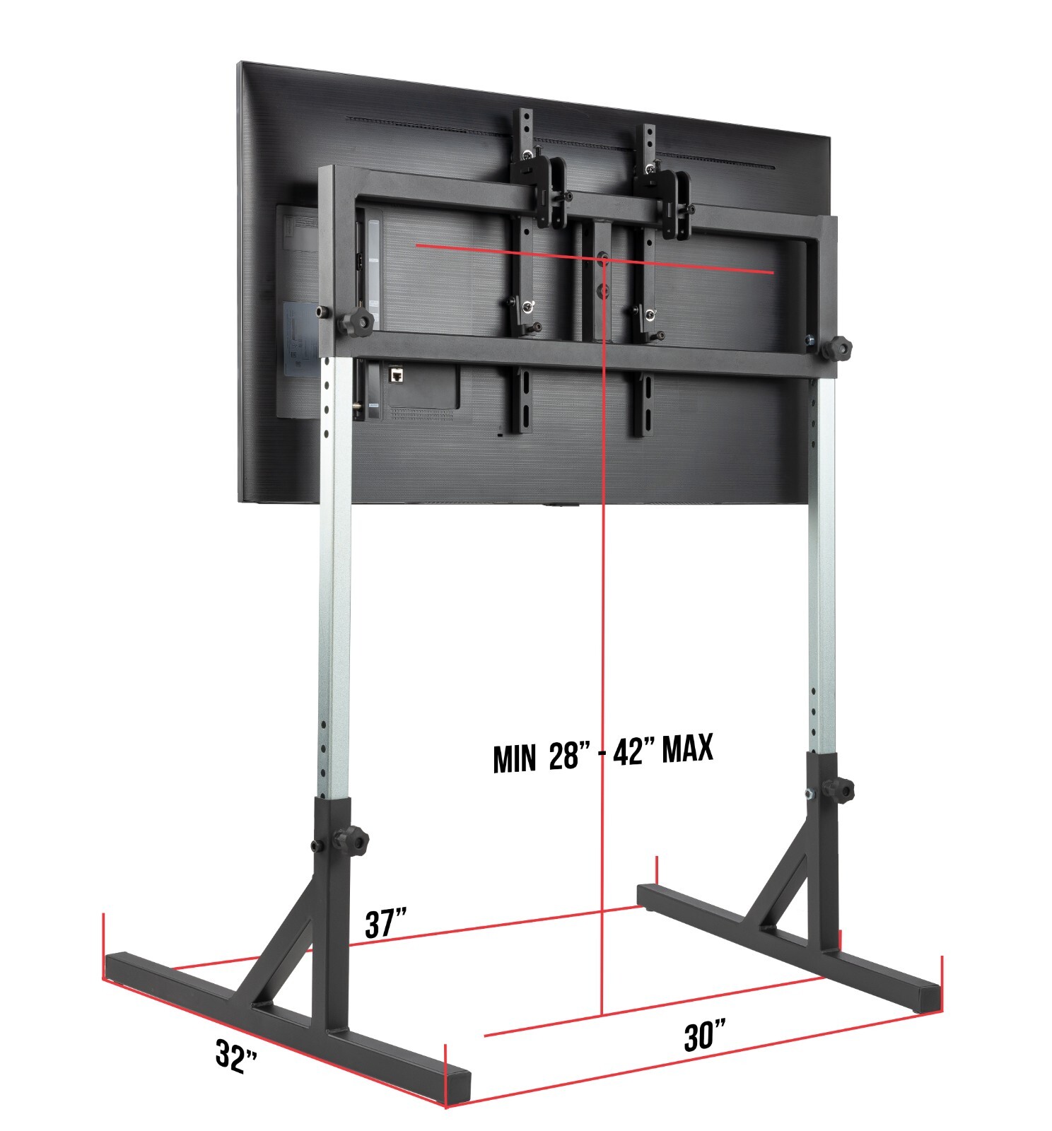 SimFab Monitor Mount Floor Stand for Racing And Flight Simulators