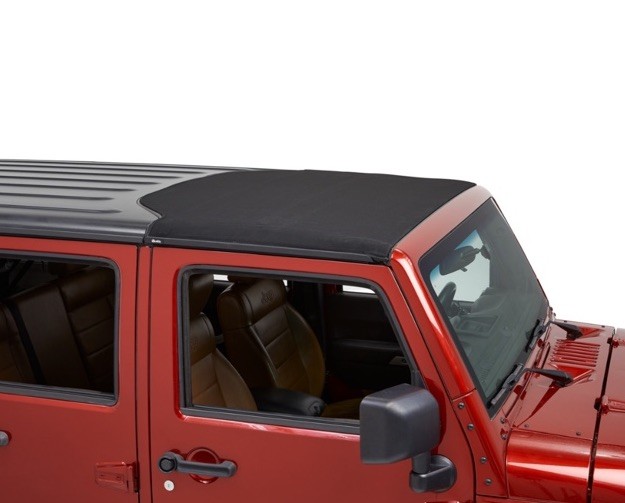 Bestop Sunrider® Hartop Black Twill Premium 07-18 Jeep Wrangler JK JKU 52453-17