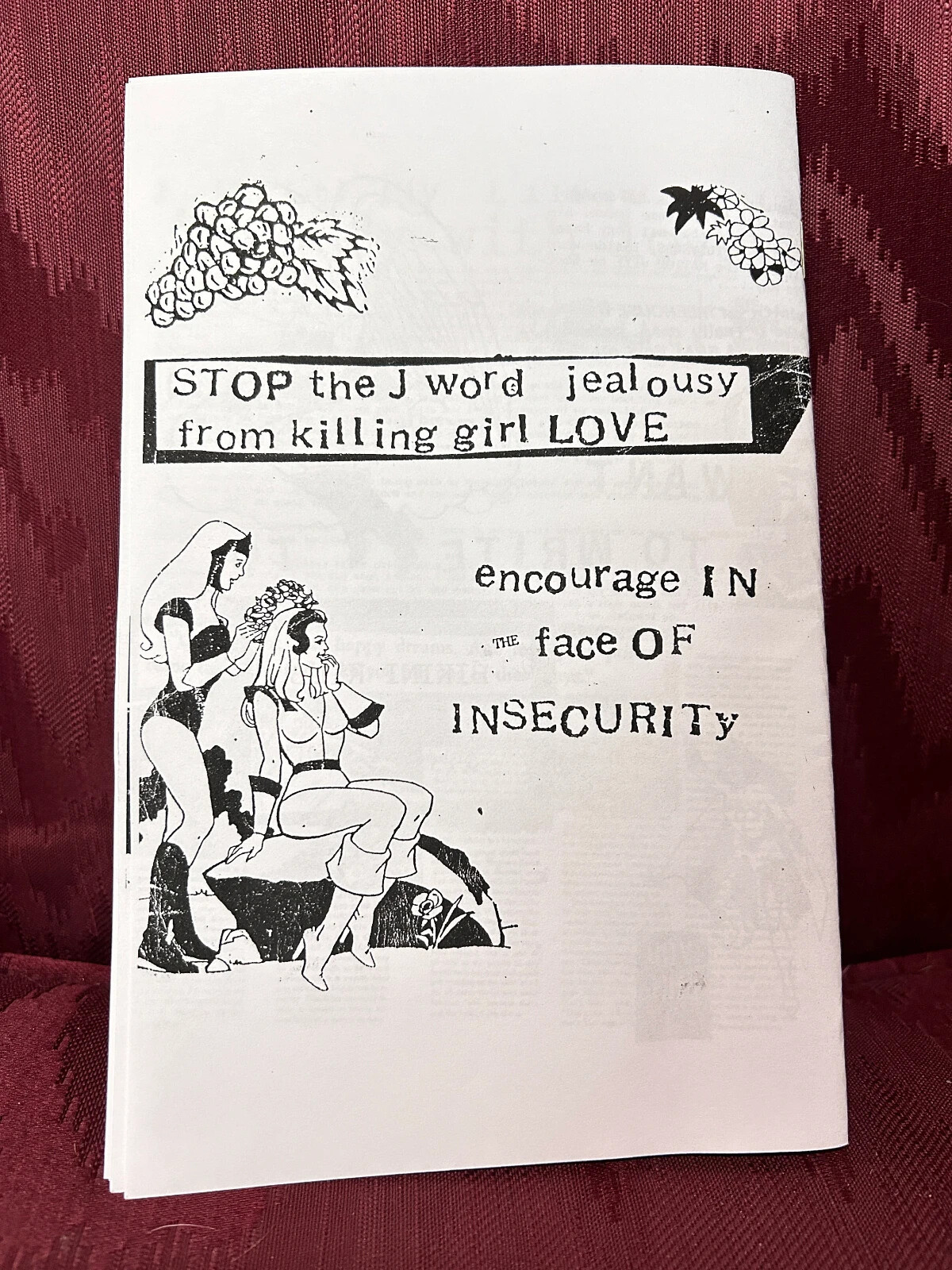 Riot Grrrl Revival: Collectible Zine Pack Featuring 4 ZINES by KATHLEEN HANNA!