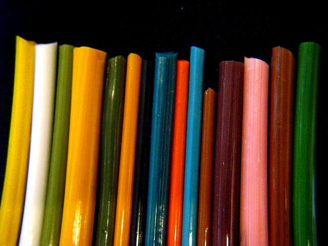 Devardi Glass COE 33 Boro 3 lbs Assorted Borosilicate Rods Lampworking, Blowing