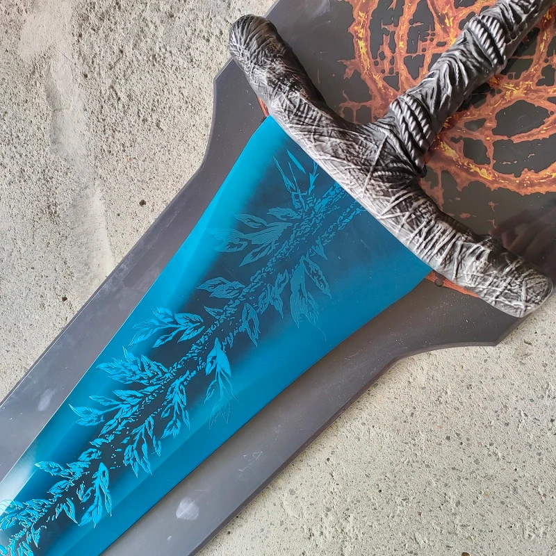 48 Inch All Metal Dark Moon Greatsword Carian Ranni's Moonlight Blue Cosplay Swo