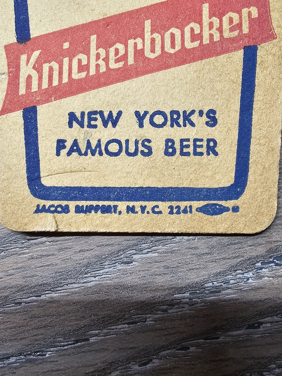 Vintage Knickerbocker Have KNICK Beer Coaster Set Of 2
