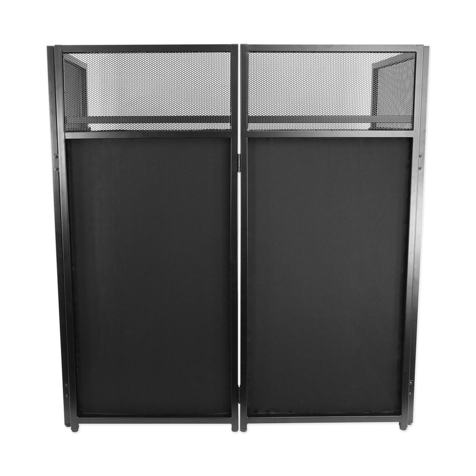 Rockville ROCKBOOTH DJ Event Booth Facade w/Built in Table+Travel Bag+Scrims