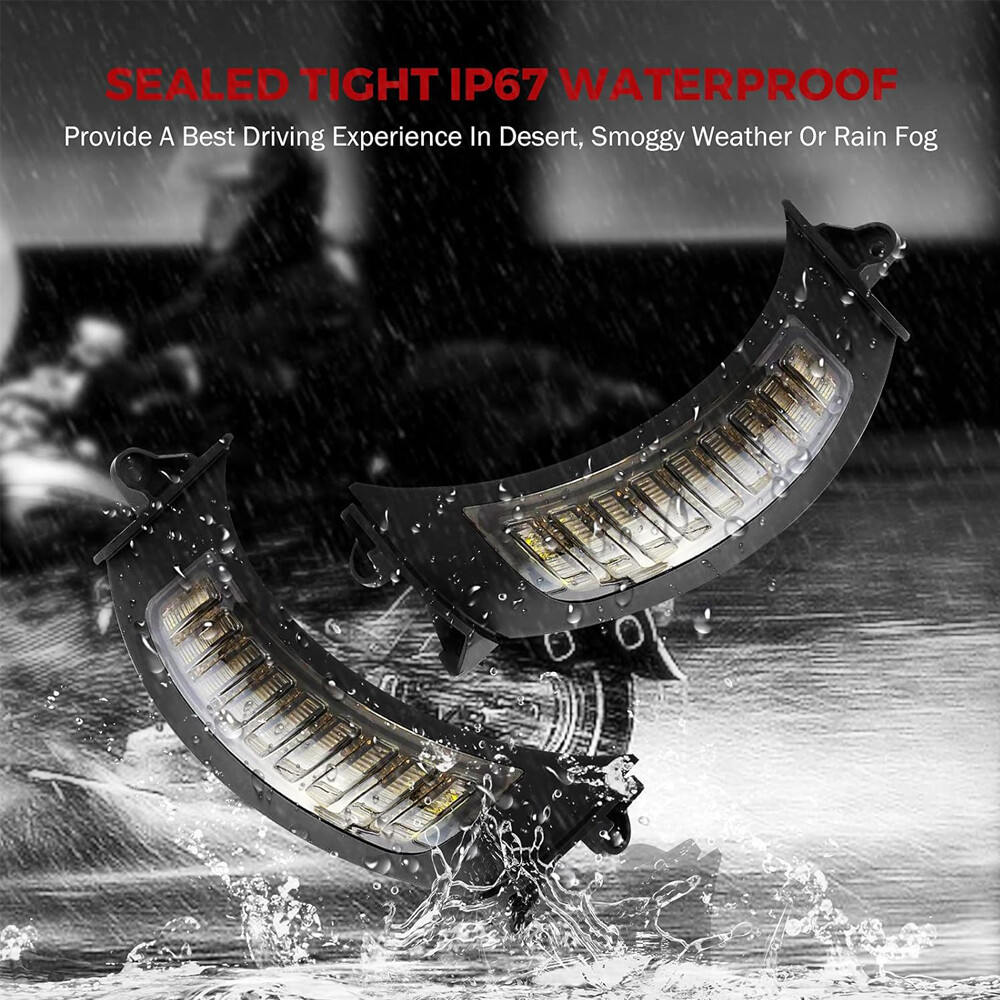 LED DRL Headlight Hi/Lo / Vent Turn Signal For Harley Road Glide FLTR 2015-2024