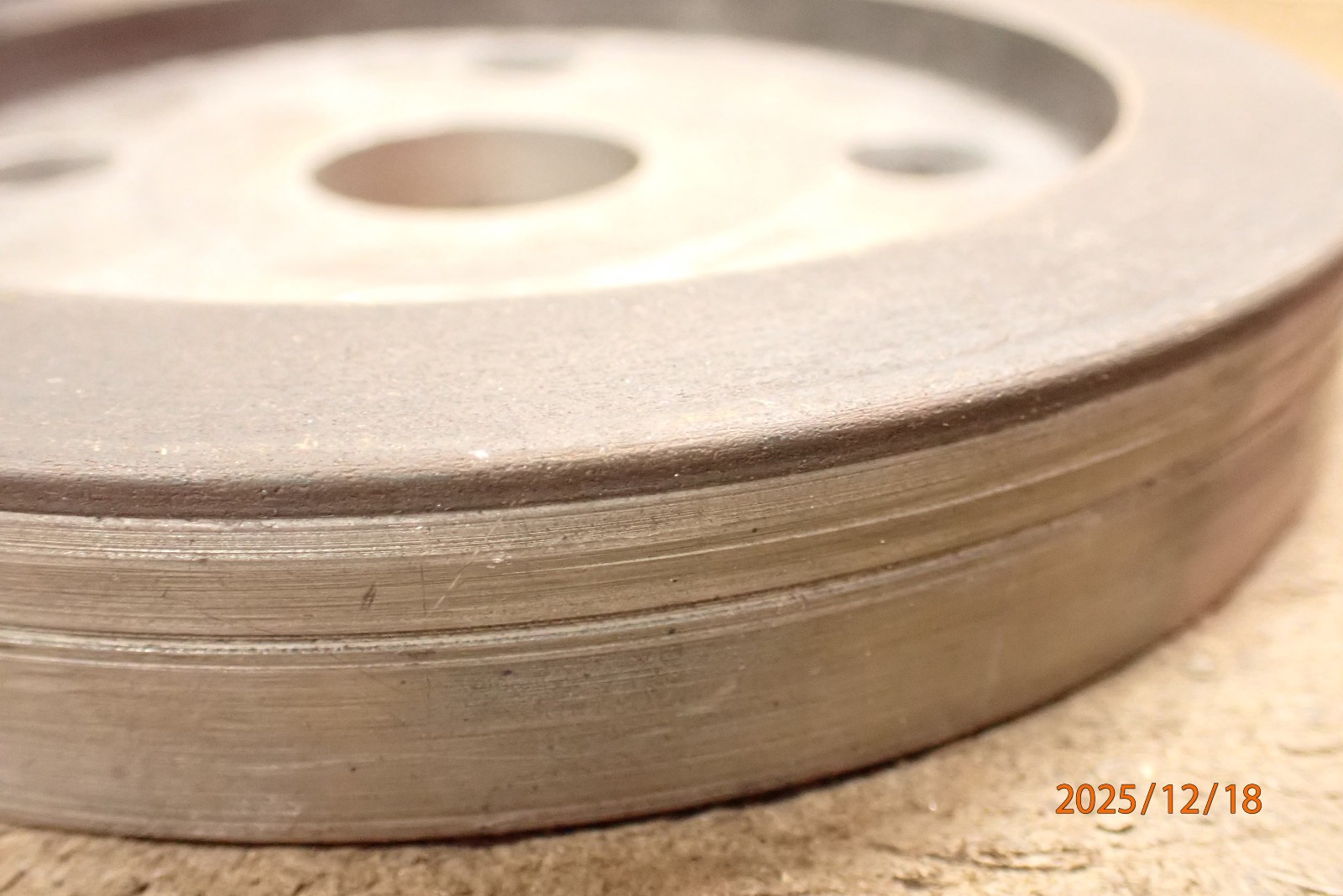 2, OLDER 6" TOOL GRINDER DIAMOND WHEELS