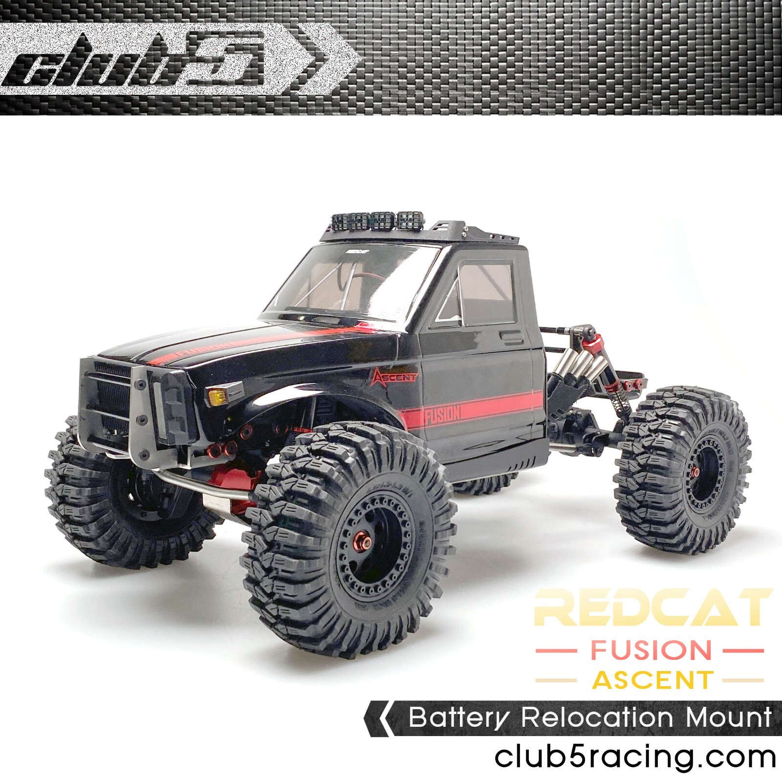 Battery Relocation Mount for Redcat Fusion