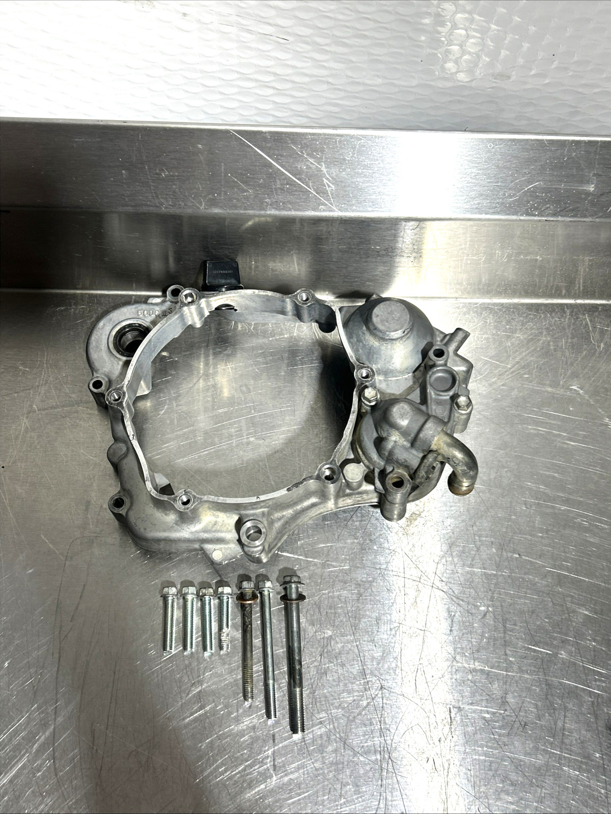 18 - 23 2018 Yamaha YZ 65 OEM Inner Clutch Cover W/ Water Pump BR8-15431-00-00