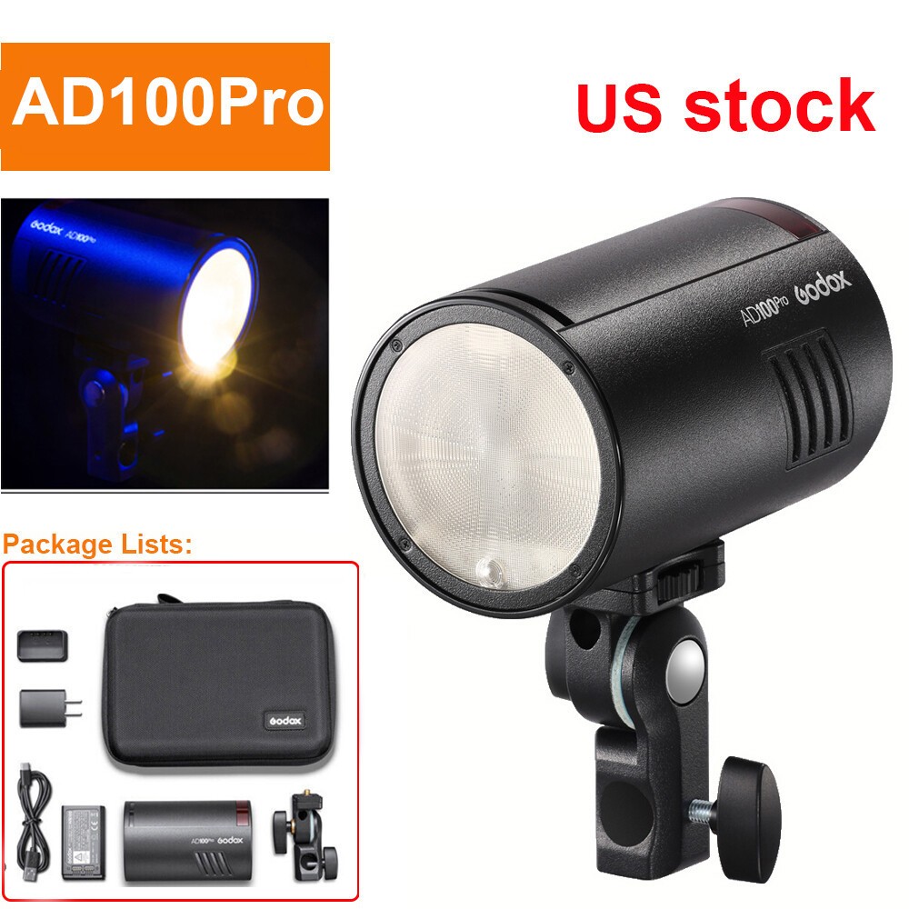 Godox AD100Pro AD100 PRO TTL HSS 100W Flash Speedlite 2.4G Wireless Pocket Flash