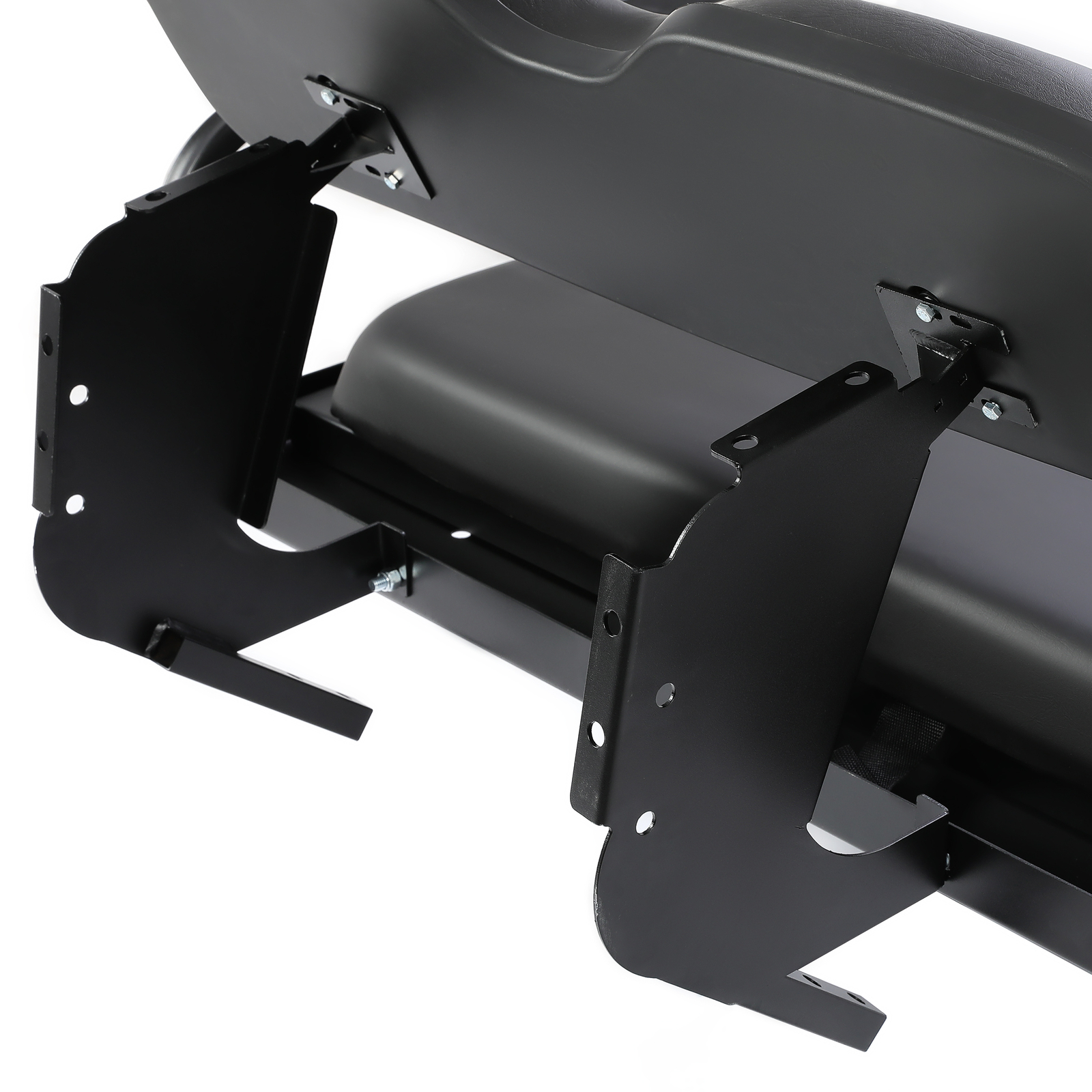 Rear Back Seat Kit For Yamaha G14 G16 G19 G22 Flip Folding Steel Frame Black