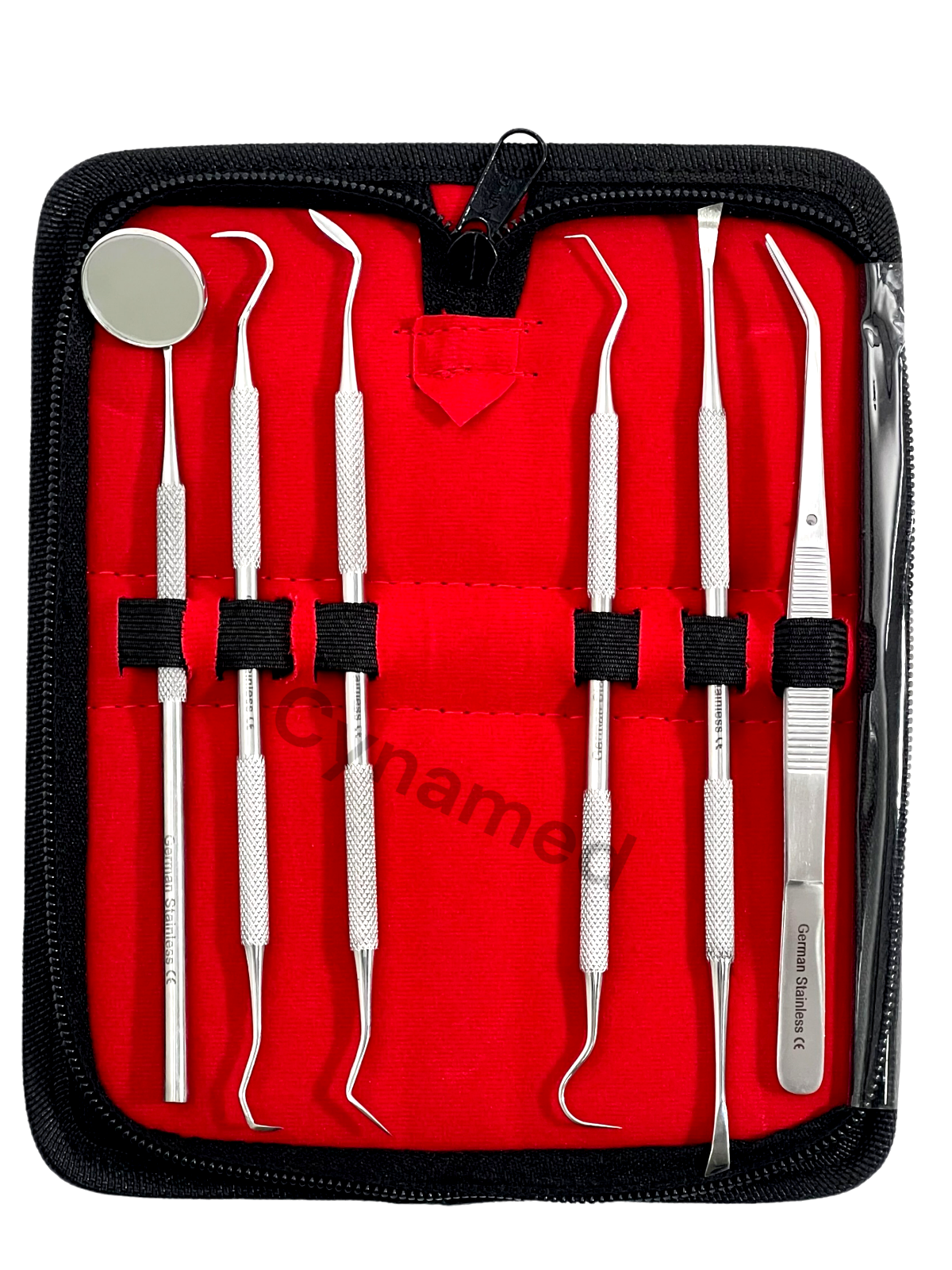 Premium Dental Instruments Scaler Tools Teeth Cleaning 5pc Oral Hygiene Deep Kit