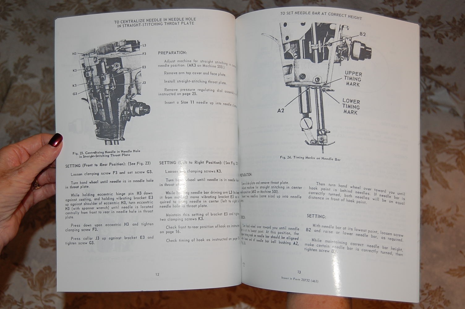 Factory Authorized Service Manual for Singer 500 500A 503 503A Sewing Machines
