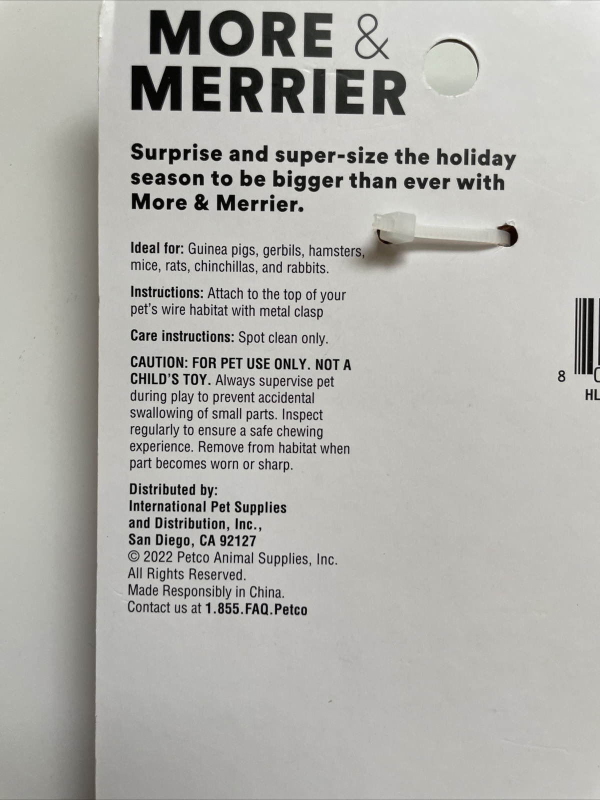 More & Merrier Cat Small Animal Chewable Habitat Toy