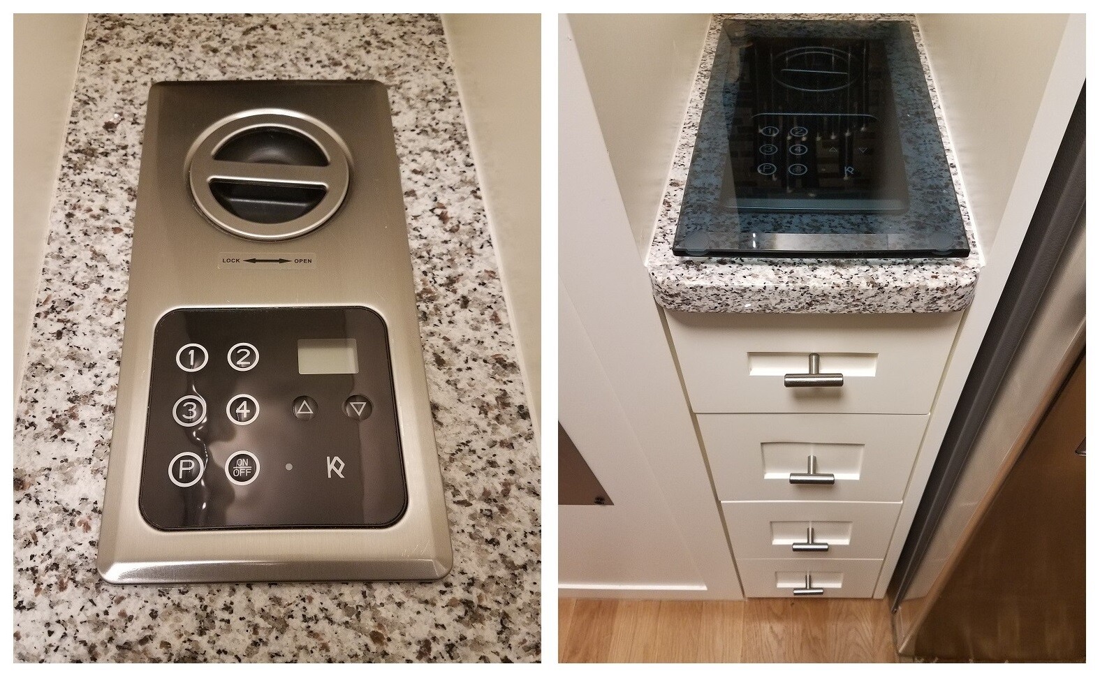 Built-in Blender: (Replaces Nutone Food Center) 1000W + Cover + 6 cup Gl Blender