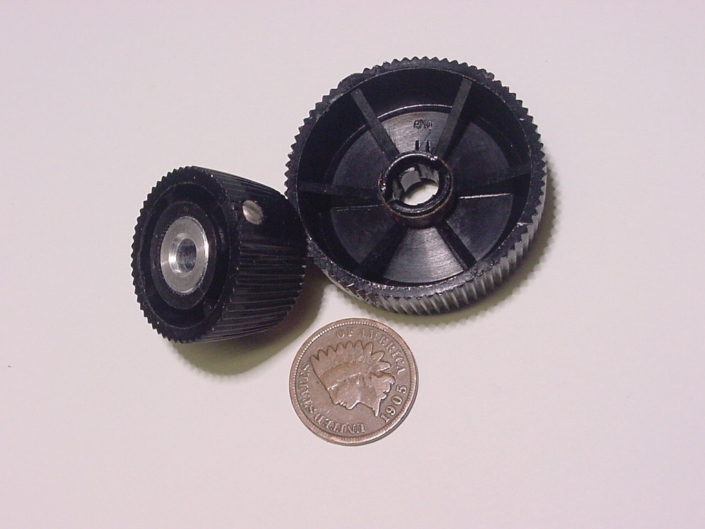 HEATHKIT SP-2 STEREO TUBE PREAMPLIFIER 2-PARTS COAXIAL CONTROL KNOB SET