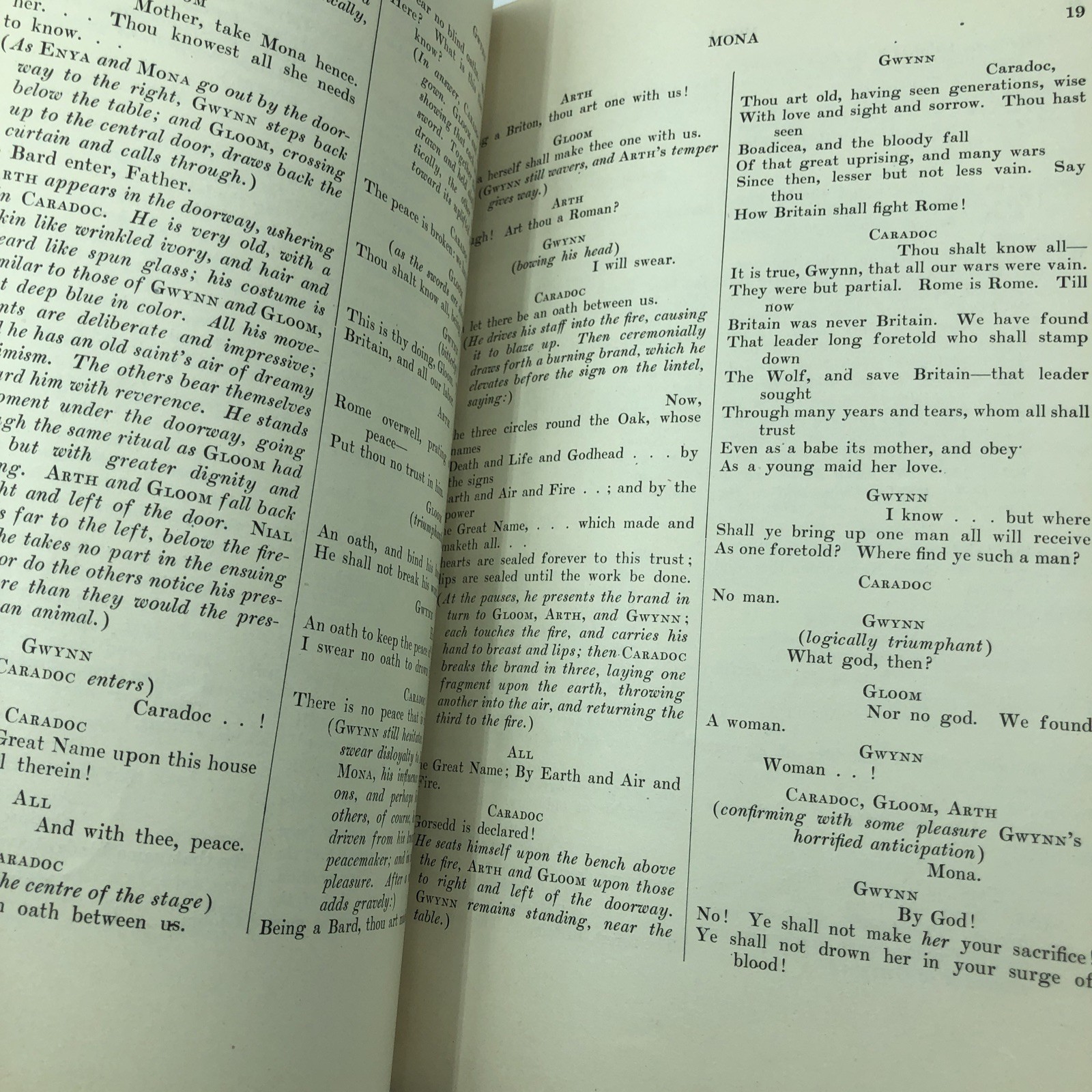 Grand Opera Librettos Program Lot 5 - Mona, Carmen, Lake, La Tosca, Rigoletto