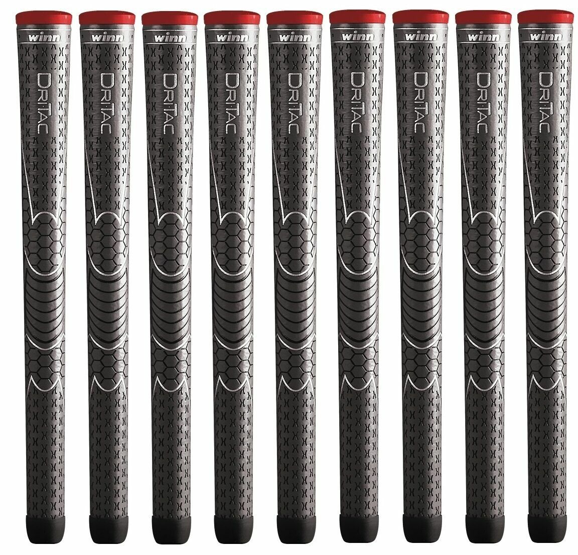 NEW WINN DRI-TAC GOLF GRIP. DARK GRAY. STANDARD SIZE. 5DT-DG.