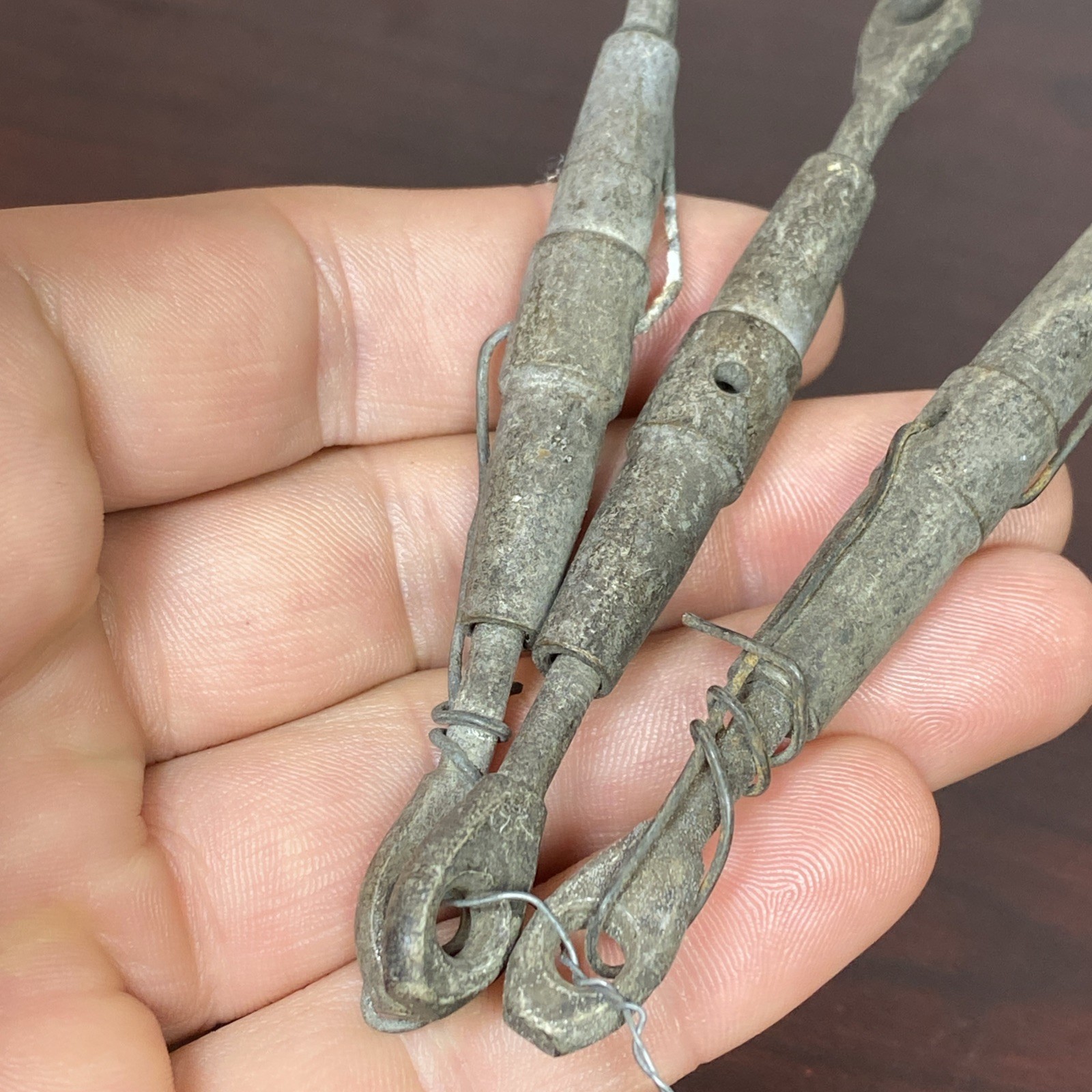 Vintage Lot Of 3 Marine (NON MAGNETIC) 4” Long Turnbuckles Maritime Sailboat